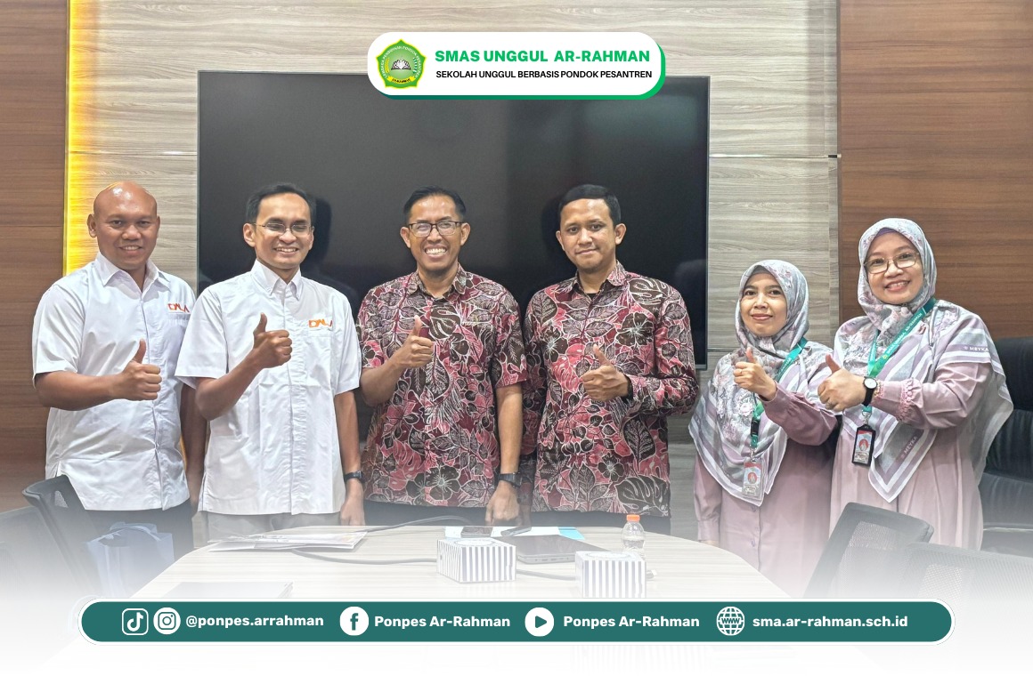 Tim BPH SMAS Unggul Ar-Rahman Sukabumi diterima Kasubdit Penerimaan Mahasiswa Baru Universitas Brawijaya saat kunjungan silaturahmi di Kampus UB, Malang, Senin (2/2/2026).